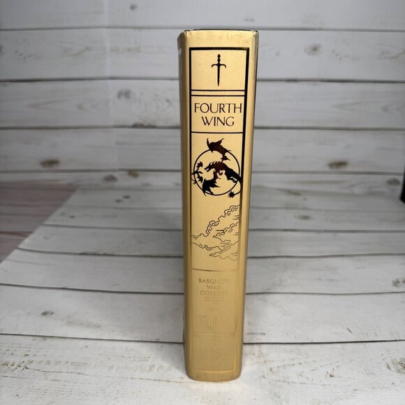 Fourth Wing Rebecca Yarros 1st Ed 2023 Holiday Limited HC Black Sprayed Edges - Picture 3 of 16